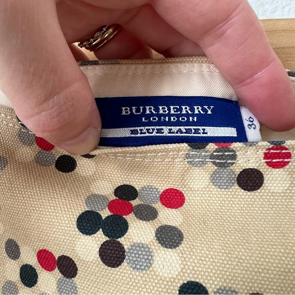 Burberry Blue Label Vintage Polka Dot Mini Skirt - Picture 5 of 7